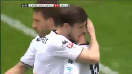 M'gladbach vs Hertha BSC - Gól de T. Hazard (14min)