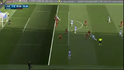 Lazio vs Roma - Gól de E. Džeko (64min)