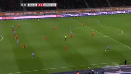 Hertha BSC 2-2 Hannover - Goal by S. Kalou (72')