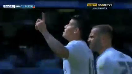 Real Madrid 4-0 Eibar - Golo de J. Rodríguez (5min)