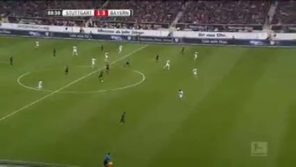 Stuttgart 1-3 Bayern München - Gól de Douglas Costa (89min)