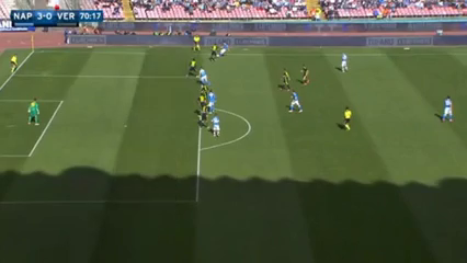 Napoli vs Hellas - Gól de José Callejón (70min)