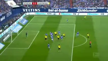 Schalke 04 vs Dortmund - Gól de M. Ginter (56min)