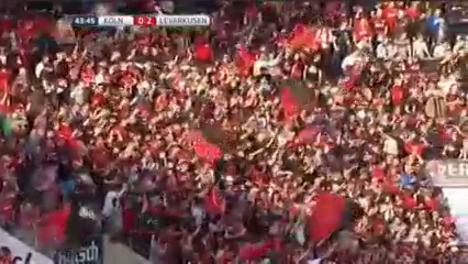 Köln vs Leverkusen - Gól de J. Hernández (44min)