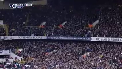Tottenham Hotspur 3-0 Manchester United - Golo de T. Alderweireld (74min)