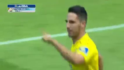 Las Palmas vs Gijón - Goal by Pedro Bigas (3')