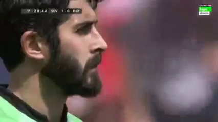 Sevilla vs La Coruña - Goal by Iborra (21')