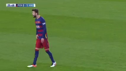 Barcelona 1-2 Valencia - Golo de I. Rakitić (26min)