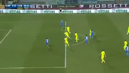 Empoli 1-0 Hellas Verona - Golo de M. Maccarone (50min)