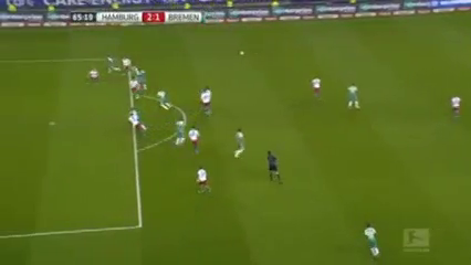 Hamburg vs Bremen - Goal by A. Ujah (65')