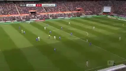 Köln vs Darmstadt 98 - Goal by A. Modeste (35')