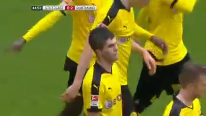 Stuttgart 0-3 Borussia Dortmund - Golo de C. Pulisic (45min)