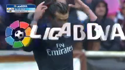 Vallecano vs Real Madrid - Gól de G. Bale (35min)