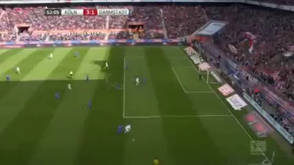 Köln vs Darmstadt 98 - Goal by M. Risse (52')