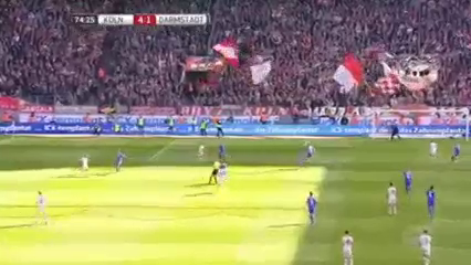 Köln vs Darmstadt 98 - Goal by M. Risse (75')