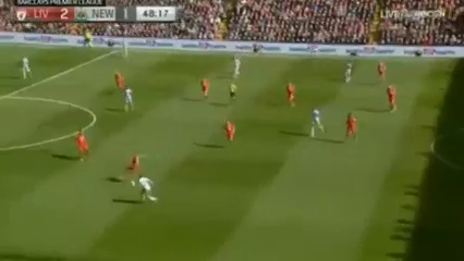 Liverpool 2-2 Newcastle United - Golo de P. Cissé (48min)