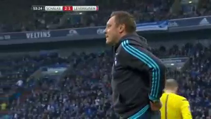 Schalke 04 vs Leverkusen - Goal by J. Brandt (54')