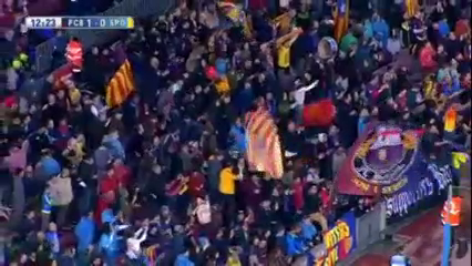 Barcelona 6-0 Sporting Gijón - Golo de L. Messi (12min)