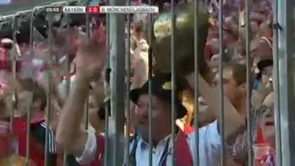 Bayern München vs M'gladbach - Gól de T. Müller (6min)