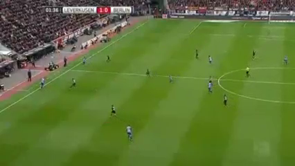 Leverkusen vs Hertha BSC - Gól de J. Brandt (2min)