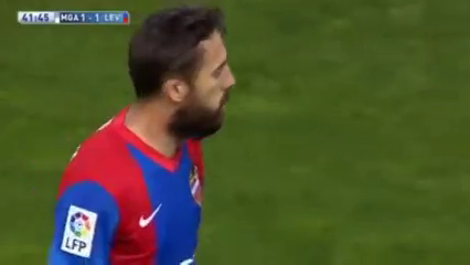 Málaga vs Levante - Goal by José Luis Morales (42')