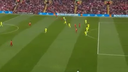 Liverpool vs Villarreal - Goal by Bruno (7')