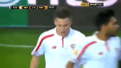 Sevilla 3-1 Shakhtar Donetsk - Golo de K. Gameiro (9min)