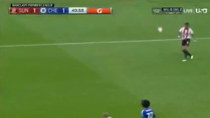 Sunderland vs Chelsea - Goal by W. Khazri (41')