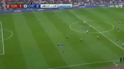 Sunderland vs Chelsea - Goal by N. Matić (45+3')