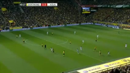 Dortmund 2-2 Köln - Gól de M. Jojić (43min)