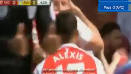 Arsenal 4-0 Aston Villa - Golo de O. Giroud (5min)