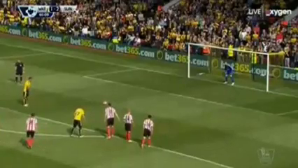 Watford vs Sunderland - Goal by T. Deeney (61')