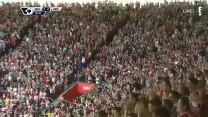 Southampton vs Crystal Palace - Gól de G. Pellè (61min)