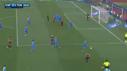 Empoli vs Torino - Goal by J. Obi (56')