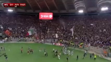 Milan vs Juventus - Goal by Álvaro Morata (110')
