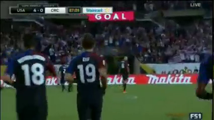United States 4-0 Costa Rica - Goal by G. Zusi (87')
