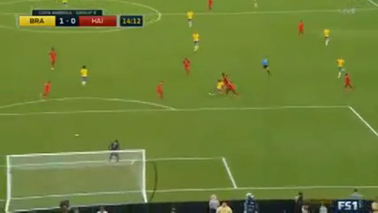 Brazil 7-1 Haiti - Golo de Philippe Coutinho (14min)