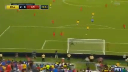 Brazil vs Haiti - Goal by Philippe Coutinho (29')