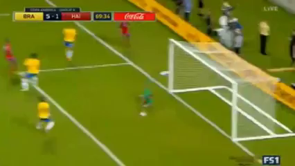 Brazil 7-1 Haiti - Goal by J. Marcelin (70')