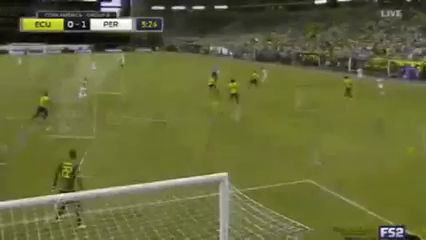 Ecuador vs Peru - Goal by C. Cueva (5')