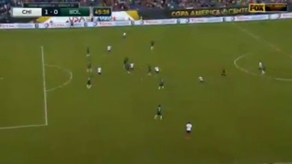 Chile 2-1 Bolivia - Golo de A. Vidal (46min)