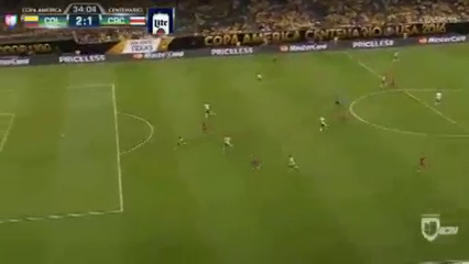 Colombia 2-3 Costa Rica - Golo de F. Fabra (34min)