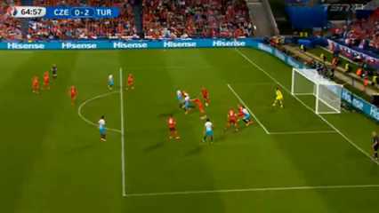 Czech Rep vs Turkey - Goal by O. Tufan (65')