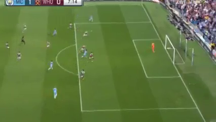 Manchester City 3-1 West Ham United - Golo de R. Sterling (7min)