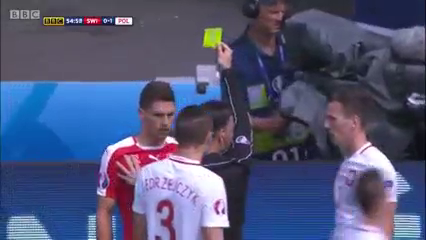 Швейцария - Польша 1:1 (пен. 4:5) видео