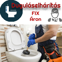 Duguláselhárítás fix áron