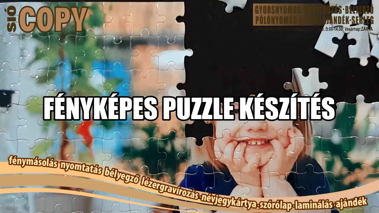 Egyedi AJÁNDÉK Puzzle kirakó nyomtatás, 45, ajándék, ajándékbolt - Videa