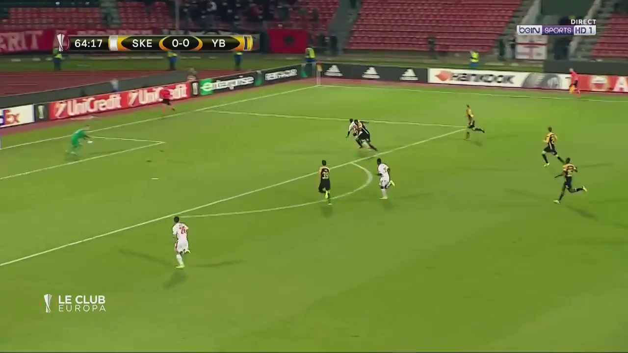Скендербеу - Янг Бойз 1:1 видео