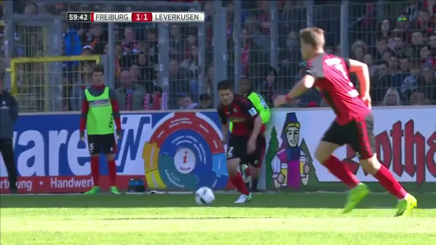 Фрайбург - Байер 2:1 видео