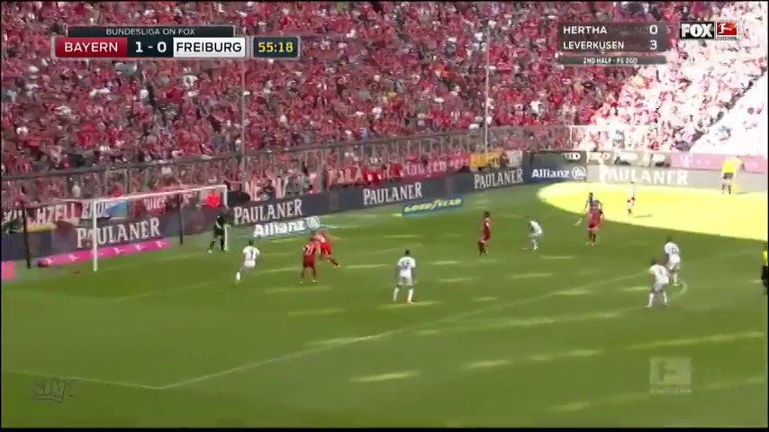 Бавария - Фрайбург 4:1 видео